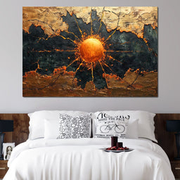 Aurora Burst Embers - NicheCanvas