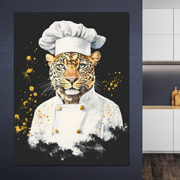 Leopard Gourmet Elegance - NicheCanvas