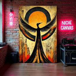 Radiant Wings of Dawn - NicheCanvas