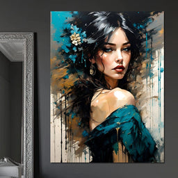 Female Portrait 0057 - Vizahn Burger - NicheCanvas