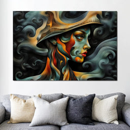 The Swirl of Thought - TooplesArt - NicheCanvas