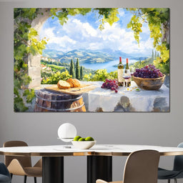 Countryside Vineyard Retreat - NicheCanvas