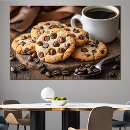 Cookies and Coffee Delight - NicheCanvas