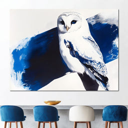 Owl Of The Celestial Night - NicheCanvas