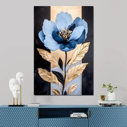 Floral Elegance Midnight Bloom - NicheCanvas