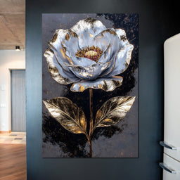 Golden Petal Radiance Symphony - NicheCanvas