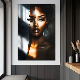 Radiant Fusion Portrait - NicheCanvas