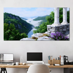 Enchanted Valleys Timeless Ruins - NicheCanvas