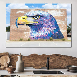Street Art - Eagle Majesty - NicheCanvas