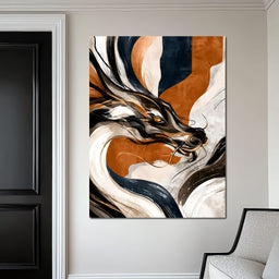 Rising Serpent of the Hidden Peaks - NicheCanvas