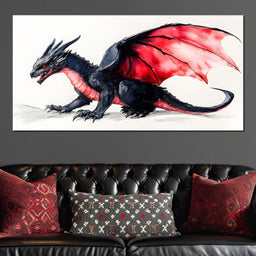 Majestic Dragon Wings - NicheCanvas