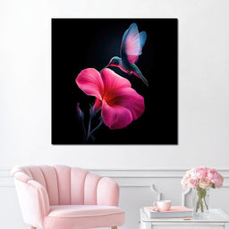 Whispers of the Hummingbird - TooplesArt - NicheCanvas