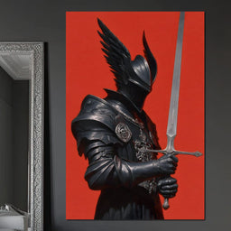 Midnight Vanguard Knight Oath - NicheCanvas