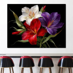 Gladiolus Garden Noir Bloom - NicheCanvas