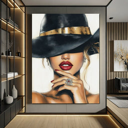 Midnight Allure Elegance - NicheCanvas