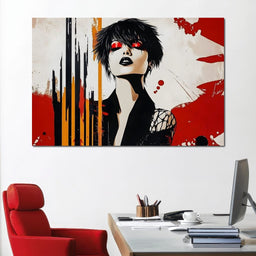 Fierce Visionary Portrait - NicheCanvas