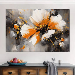 Radiant Floral Tempest - NicheCanvas