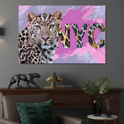 Leopard Queen NYC Neon Rush - NicheCanvas