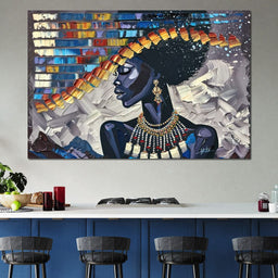 Starry Night Silhouette - Sakeem Gibbs - NicheCanvas