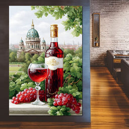 Vineyard Elegance by the Dome - NicheCanvas