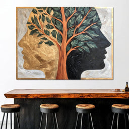 Dual Reflections of Nature - NicheCanvas