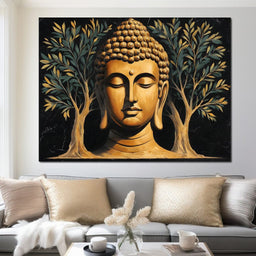 Beneath the Bodhi Trees - NicheCanvas