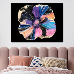 Gilded Petals Of A Midnight Garden - NicheCanvas