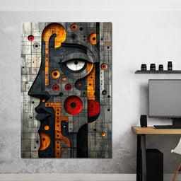 Geometric Fusion Enigma - Cole Williams - NicheCanvas