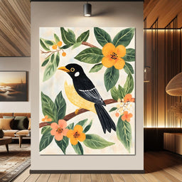 Birdsong Among Blossoms - NicheCanvas