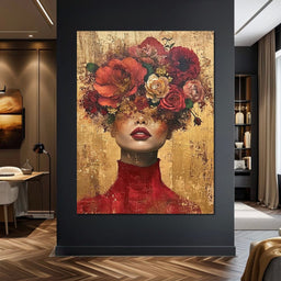 Blossom Crowned Silence - NicheCanvas