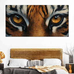 Tiger Stare Wilderness Majesty - NicheCanvas