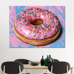 Pink Donut - NicheCanvas