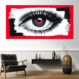 Fiery Sentinel Eye Awakens - NicheCanvas