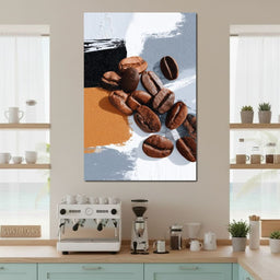Coffee Beans Modern Vibe - NicheCanvas
