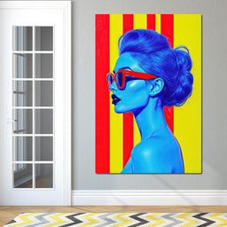 Ultrablue Diva - TooplesArt - NicheCanvas