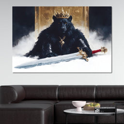 Sovereign Panther Knight - NicheCanvas