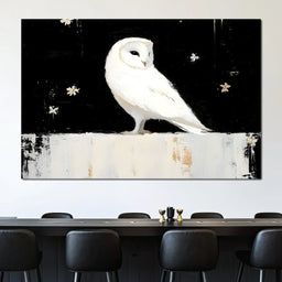 Nocturnal Guardians Elegance - NicheCanvas
