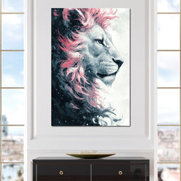 Majestic Pink Mane Monarch - NicheCanvas