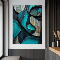 Colorful Modern Art 037 - Johanjjf - NicheCanvas