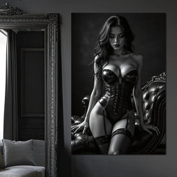 Obsidienne Noir - The Velvet Eclipse - Johanjjf - NicheCanvas
