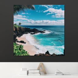 Oceanic Tranquility Haven - NicheCanvas