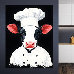 Bovine Culinary Chef - NicheCanvas