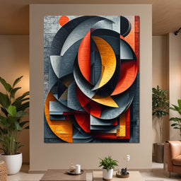 Colorful Modern Art 038 - Johanjjf - NicheCanvas