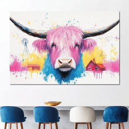 Highland Harmony Burst - NicheCanvas