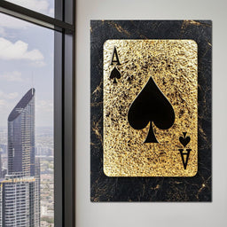 Golden Throne of Spades - NicheCanvas