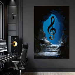 Celestial Clef Cavern Song - NicheCanvas