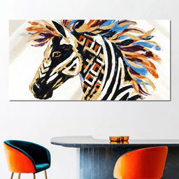 Golden Mane Illusion - Alicia Smith - NicheCanvas