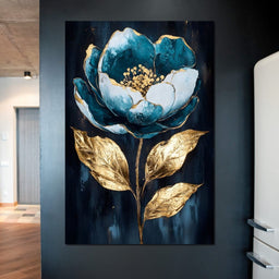 Golden Petal Rebirth - NicheCanvas