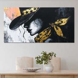 Golden Cowgirl - NicheCanvas