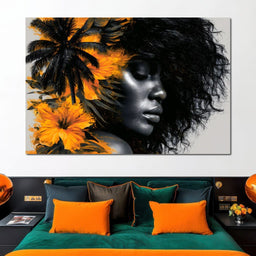 Golden Tropics Restless Soul - NicheCanvas